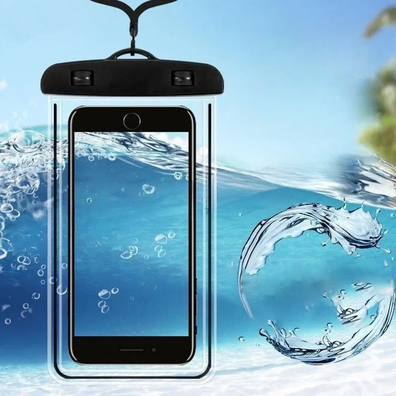 Pool Cover Waterproof - 1 adet şeffaf cep telefonu su