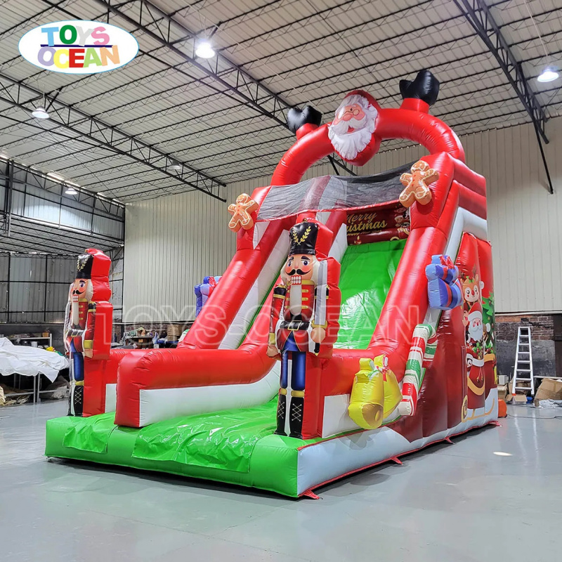 Water Slide Inflatable - Özelleştirilebilir Açık Hava Noel Şişme Kaydırağı,