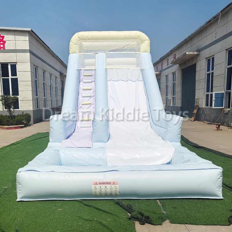 Water Slide Inflatable - Ticari Şişme Su Kaydırağı, Sıçrama Havuzu,