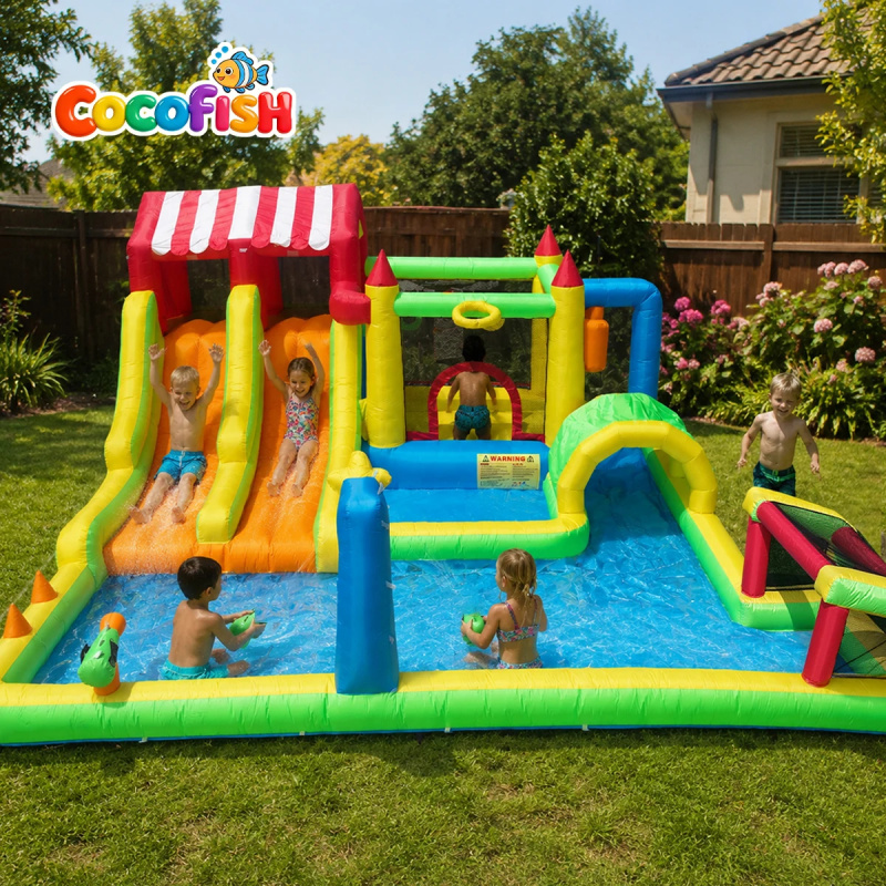 Water Slide Inflatable - Cocofish Cocofish Arka Bahçe Yaz Su