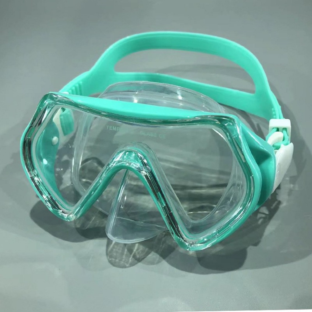Snorkel Mask Full Face - Çocuklar için Silikon Maskeli Yeni Stil