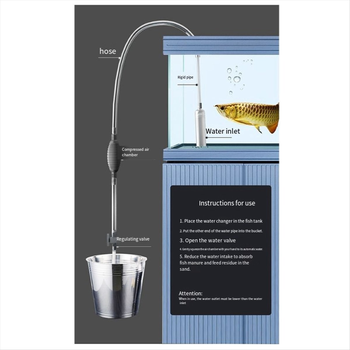 Pool Vacuum Manual - A68M Valfli El Tipi Havuz Süpürgesi