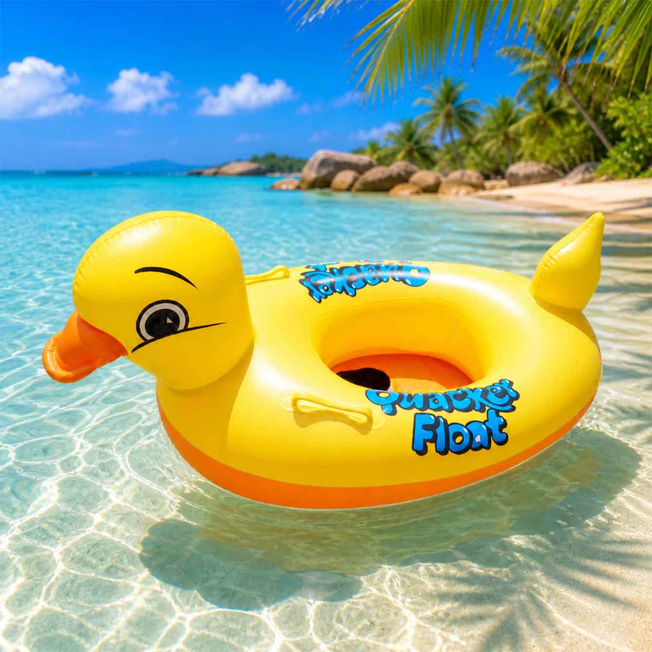 1 adet şişme ördek havuz şaman - Pool Float Ring Inflatable incelemesi ve fiyatı