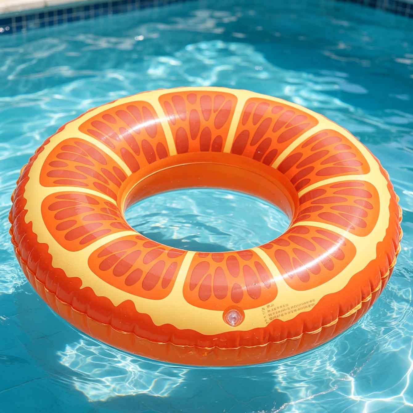 1 adet turuncu dilim şişme yüz - Pool Float Ring Inflatable incelemesi ve fiyatı