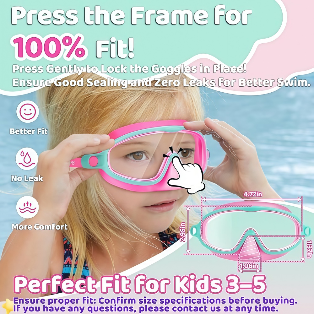 Çocuklar için Burun Kapaklı UV - Swim Goggles Anti Fog Uv incelemesi ve fiyatı