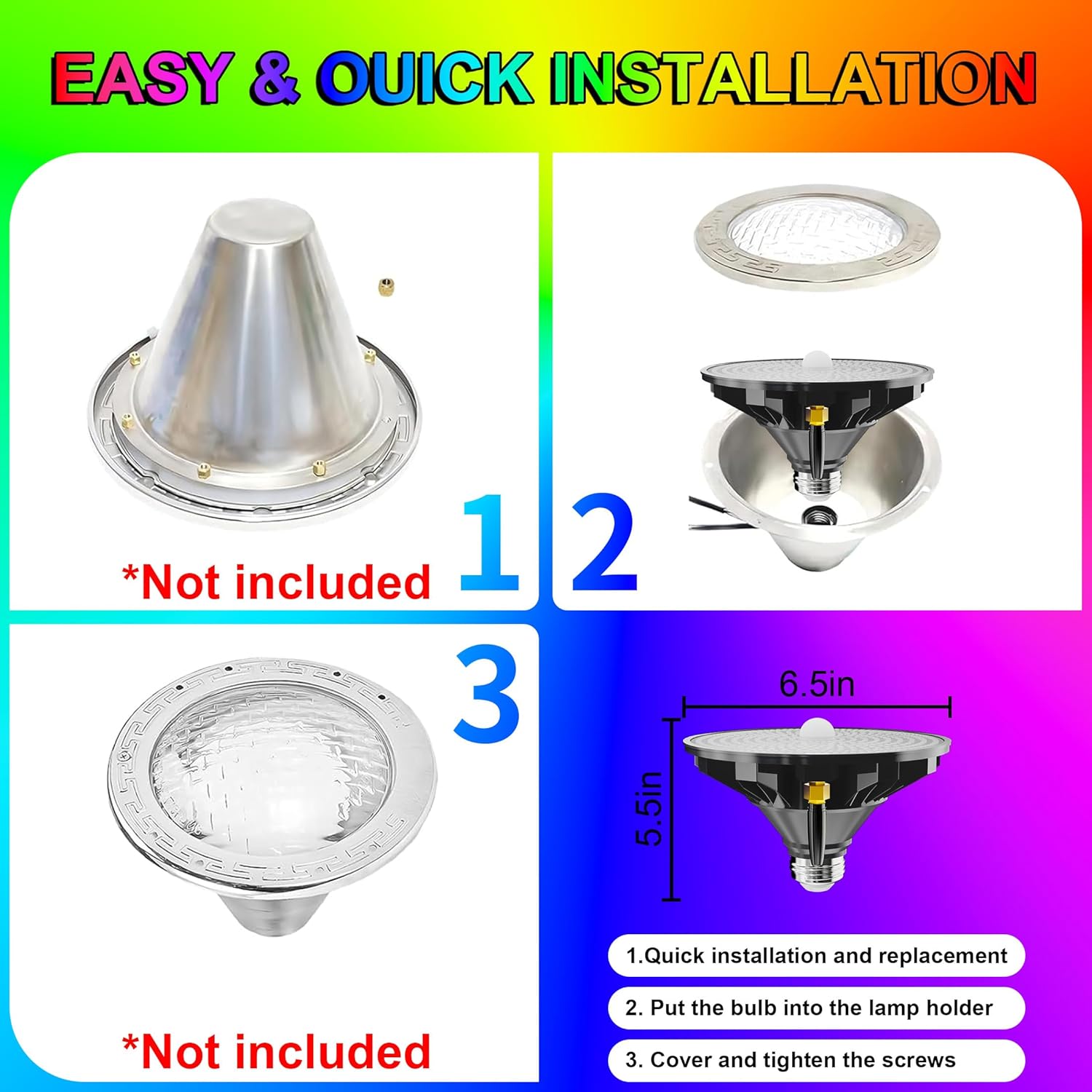Güneş Enerjili Havuz Lambaları - Pool Light Solar Rechargeable incelemesi ve fiyatı
