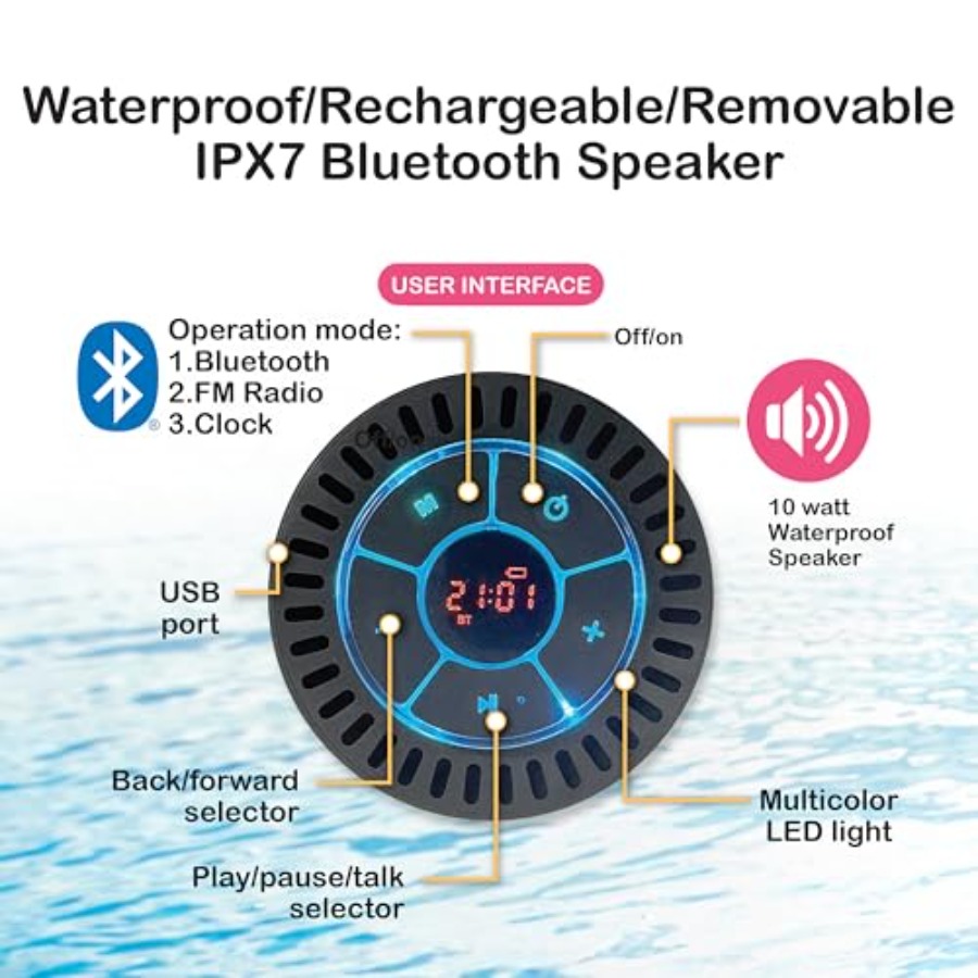 Bluetooth IPX7 Su Geçirmez Hop - Pool Lounger Inflatable incelemesi ve fiyatı