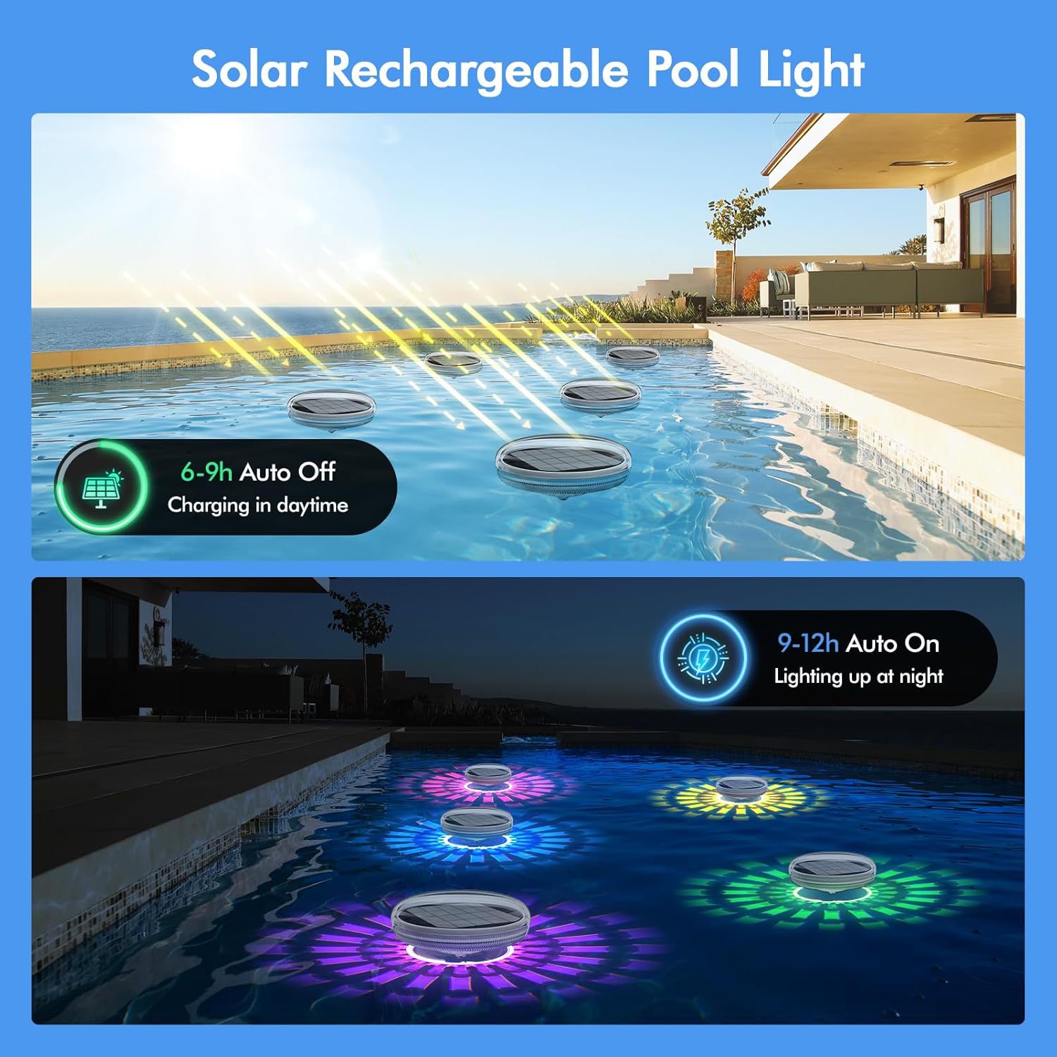 Güneş Enerjili Yüzen Havuz Lam - Pool Light Solar Rechargeable incelemesi ve fiyatı
