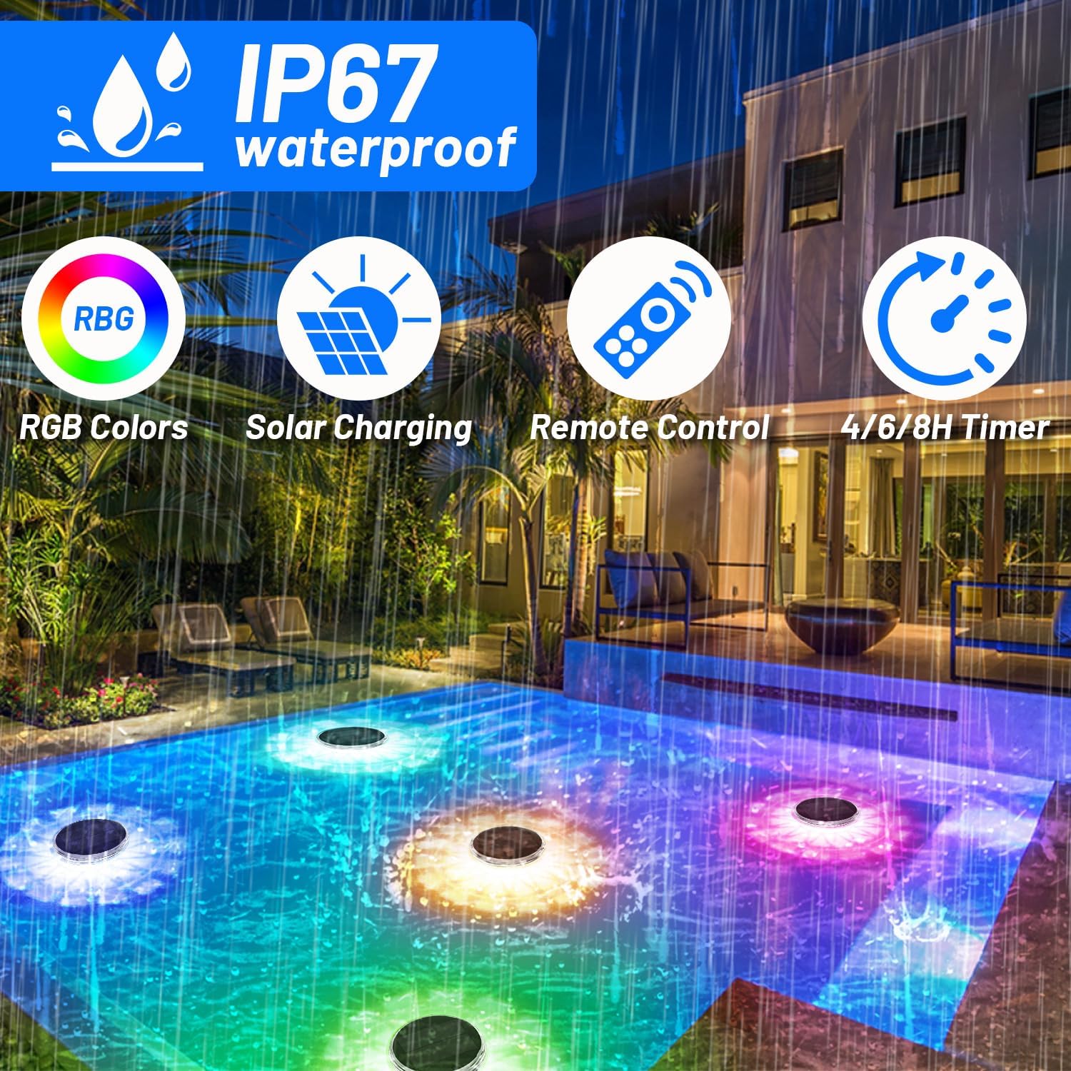 Havuz Işıkları, Güneş Enerjili - Pool Light Solar Rechargeable incelemesi ve fiyatı