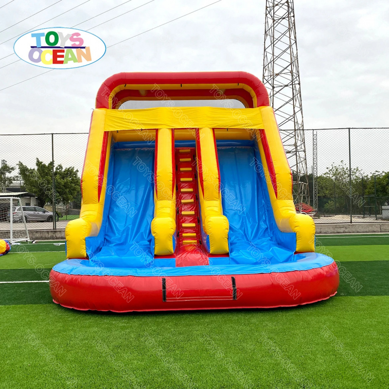 Kırmızı Sarı Mavi Üçlü Kulvarl - Water Slide Inflatable incelemesi ve fiyatı
