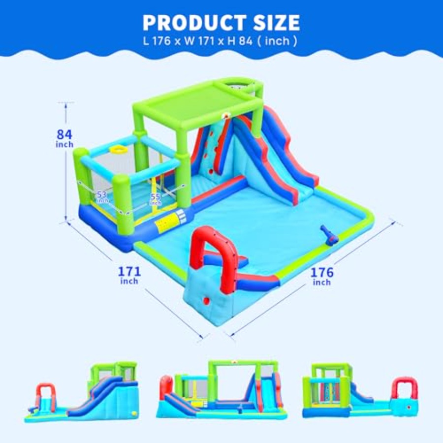 Şişme Su Kaydırağı Su Parkı, D - Water Slide Inflatable incelemesi ve fiyatı