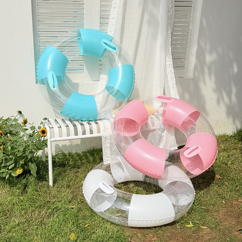 Şeffaf yüzme simidi yetişkinle - Pool Float Ring Inflatable incelemesi ve fiyatı