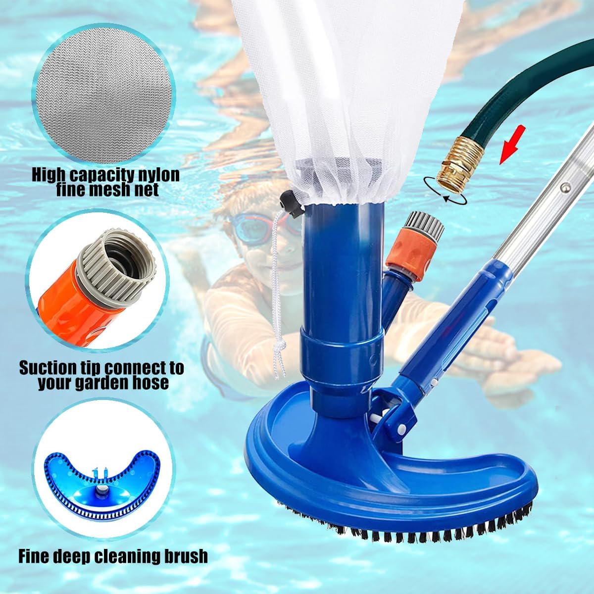 60 inç Havuz Süpürgesi El Tipi - Pool Vacuum Manual incelemesi ve fiyatı